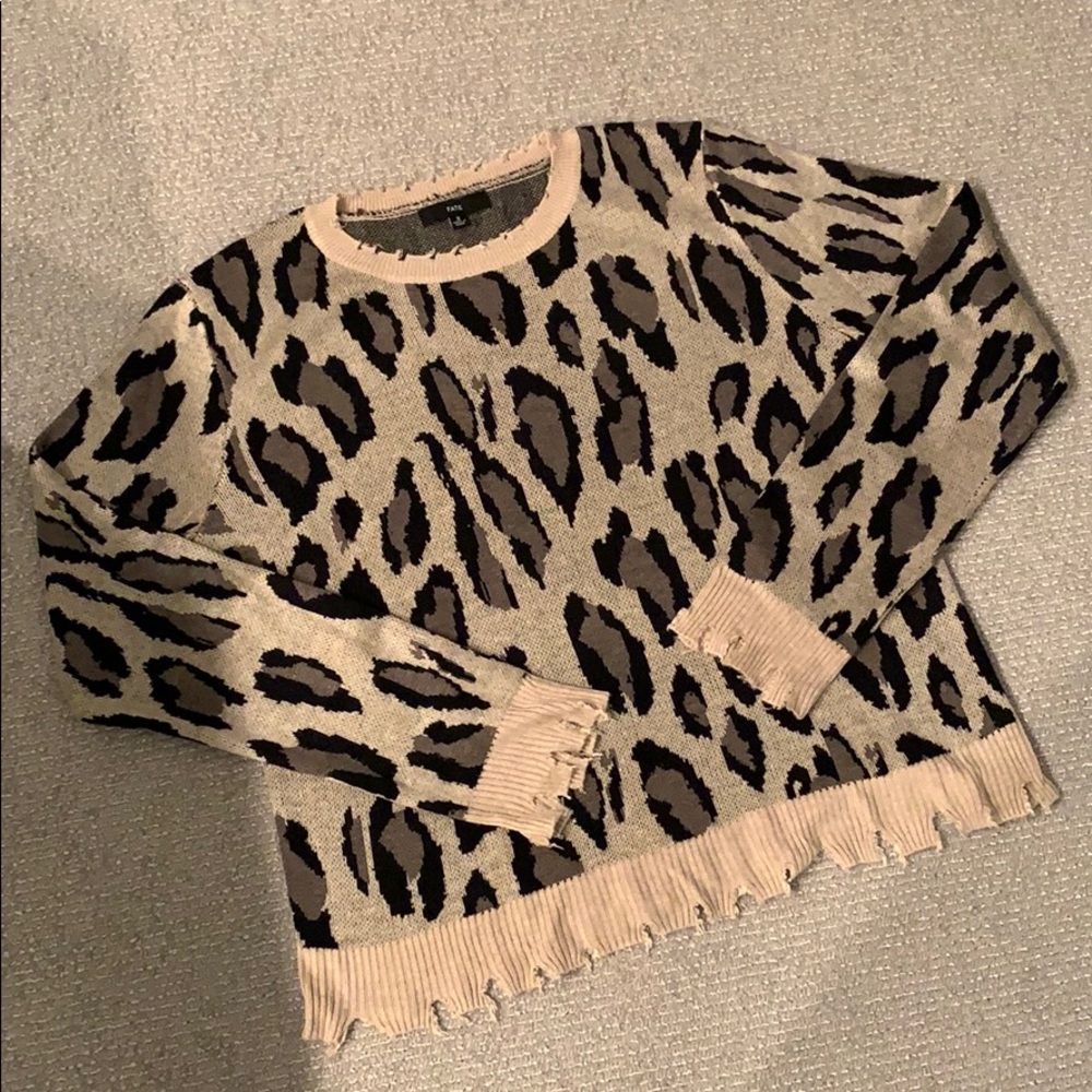 Cheetah sweater